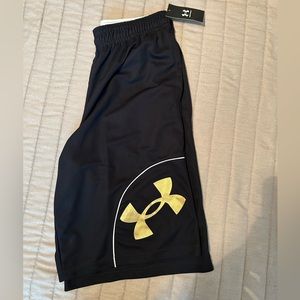Under Armour black athletic shorts. Size L
